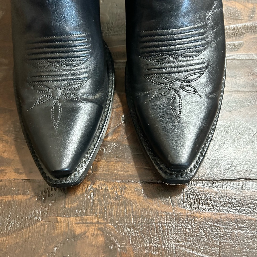 Dan Post “Jillted” Black Leather Knee-High Boots - Picture 8 of 12